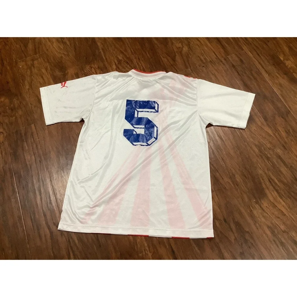Puma Mens Puma Macht's Mit Qualitat  Soccer Shirt Size L Logo Short Sleeve